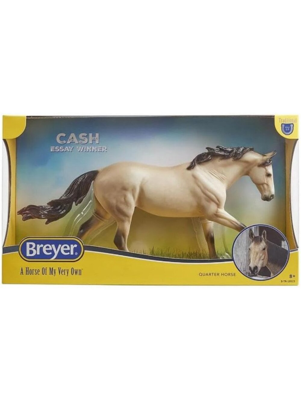 Realistic Quarter Horse Figurine | Breyer Traditional Model | Collectible Decor